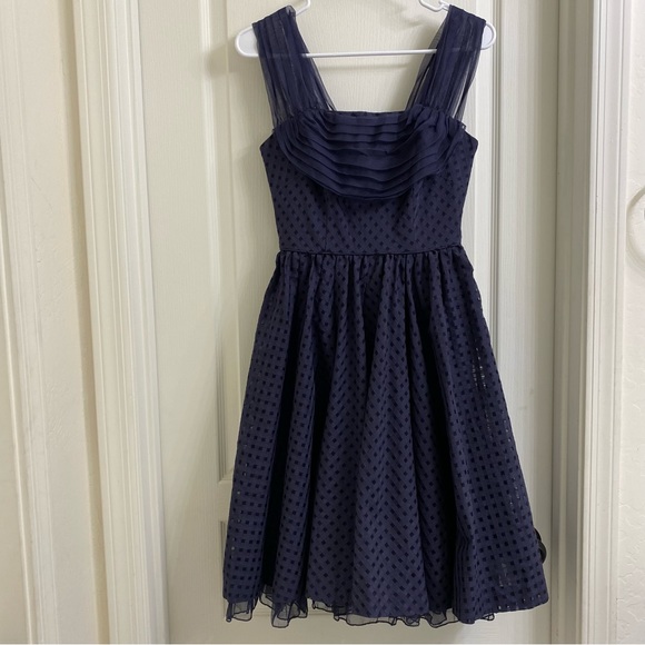 Anthropologie I Girls From Savoy Navy Peggy Sue Pinup Midi Dress - Picture 4 of 9